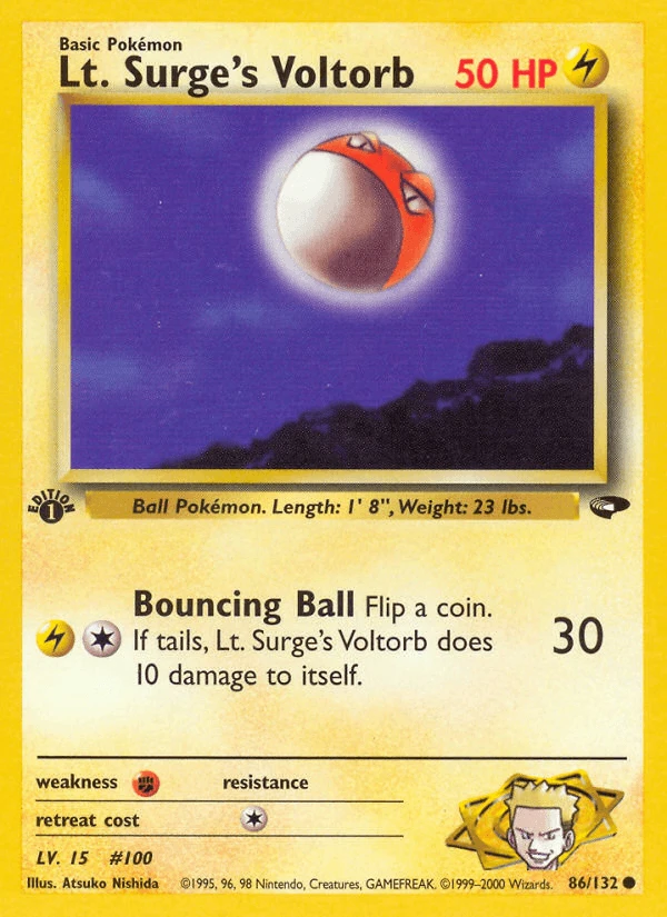 Lt Surge's Voltorb #86