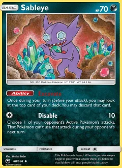 Sableye Reverse Holo