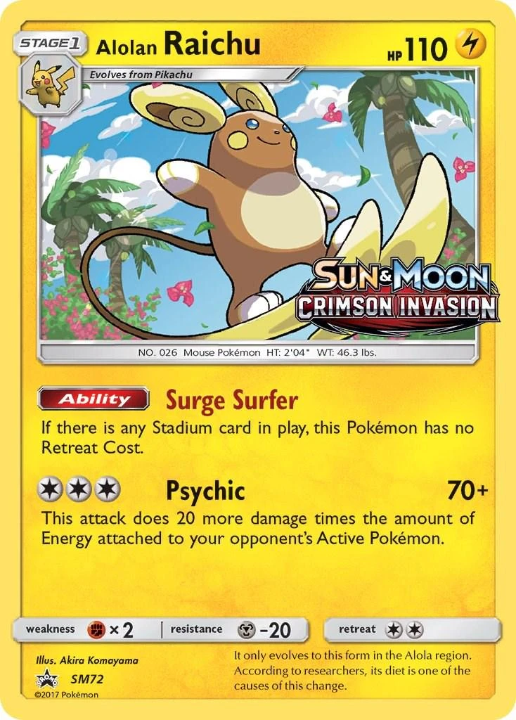 Alolan Raichu Sm72