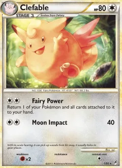 Clefable Reverse Holo