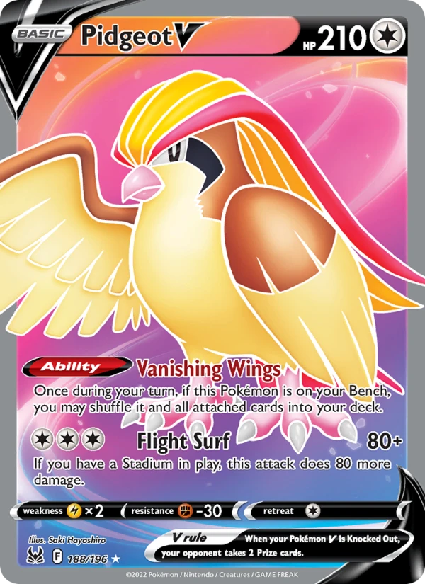 Pidgeot V #188