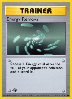Energy Removal 1st Edition