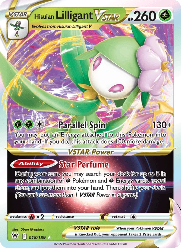 Hisuian Lilligant Vstar #18