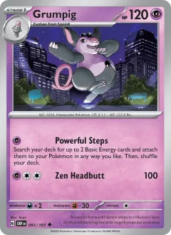 Grumpig Reverse Holo