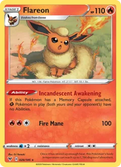 Flareon Cosmos Holo