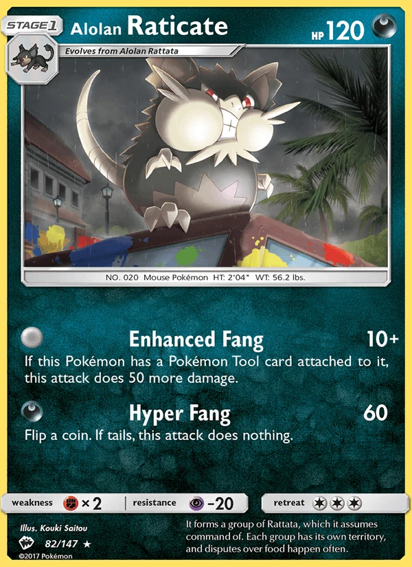 Alolan Raticate #82