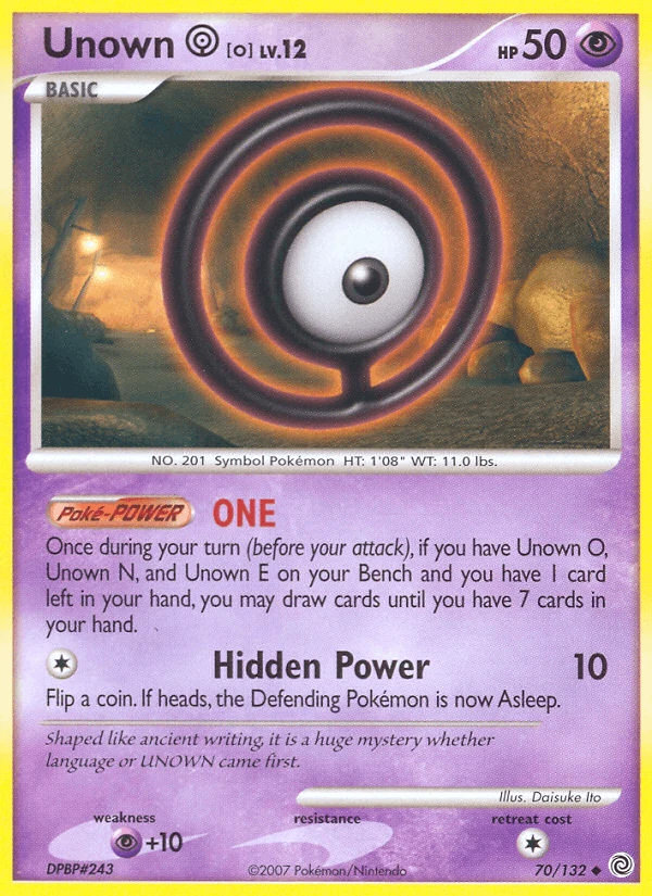 Unown O #70