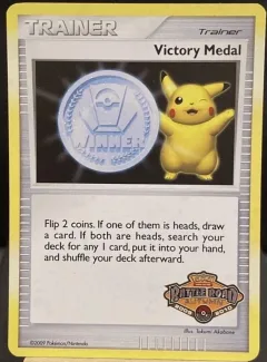 Victory Medal 2009-2010 Battle Road Autumn Silver