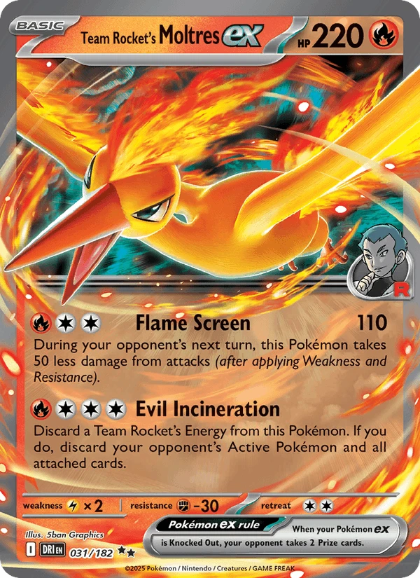Team Rocket's Moltres Ex #31