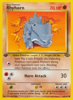 Rhyhorn 1st Edition