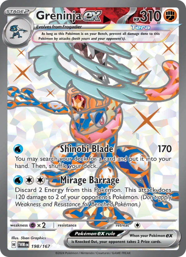 Greninja Ex #198