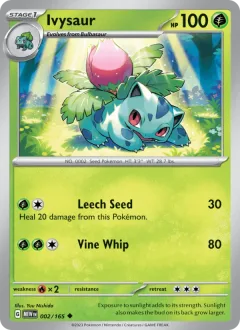 Ivysaur Reverse Holo