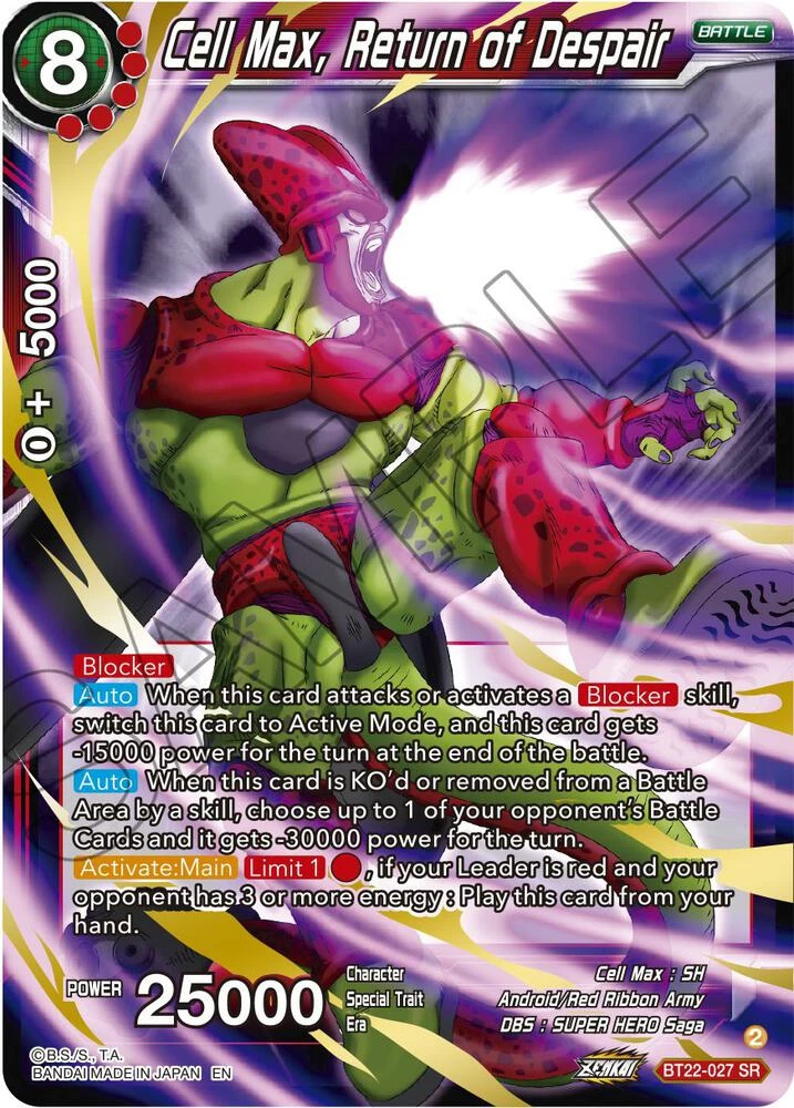 Cell Max, Return of Despair #BT22-027