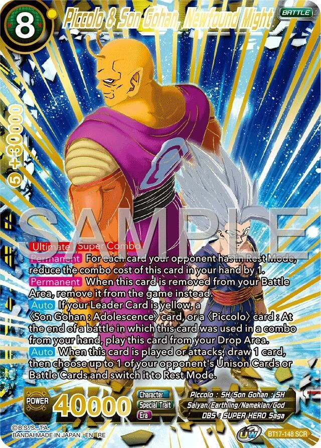 Piccolo & Son Gohan, Newfound Might [Expansion Deck Box Set 25: Premium Anniversary Box 2025] #BT17-148