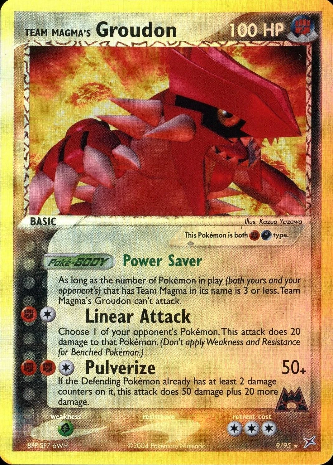 Groudon Reverse Holo #9