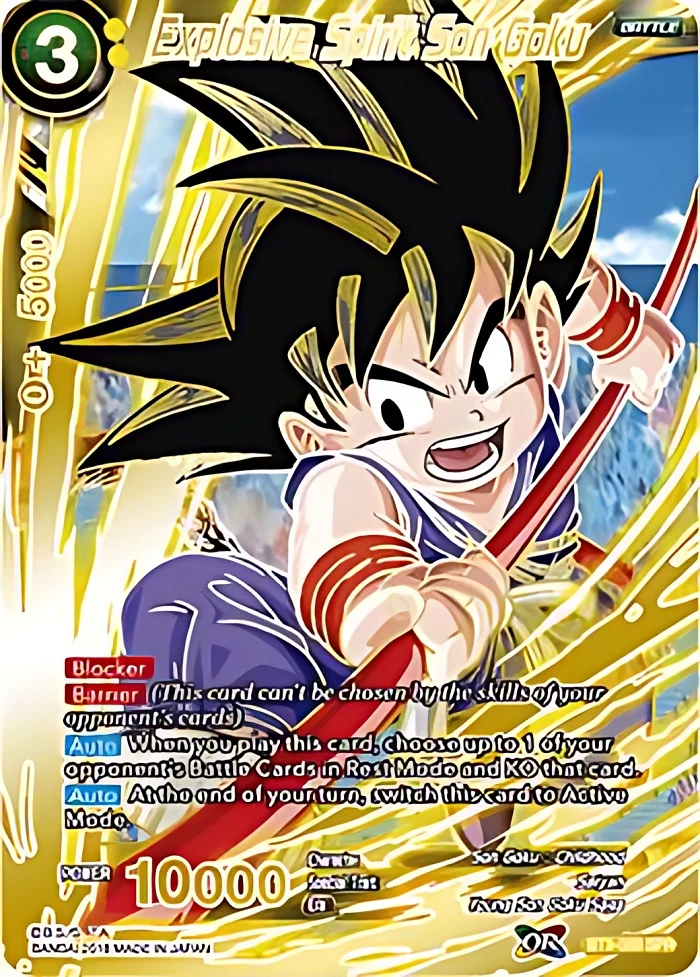 Explosive Spirit Son Goku [SPR] #BT3-088