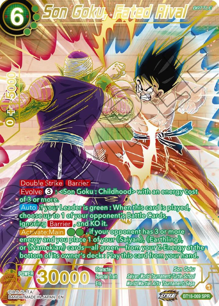Son Goku, Fated Rival [SPR] #BT18-069