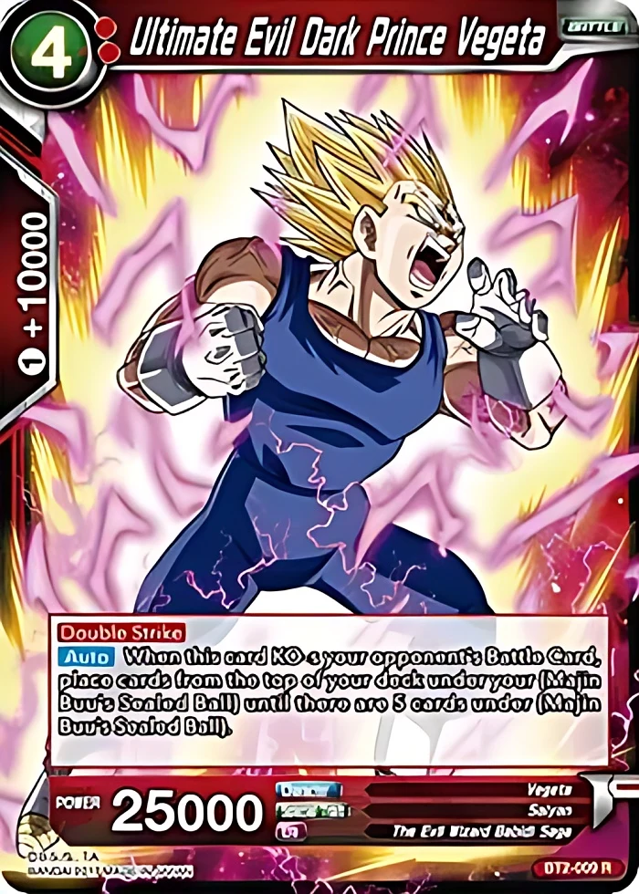 Ultimate Evil Dark Prince Vegeta #BT2-009