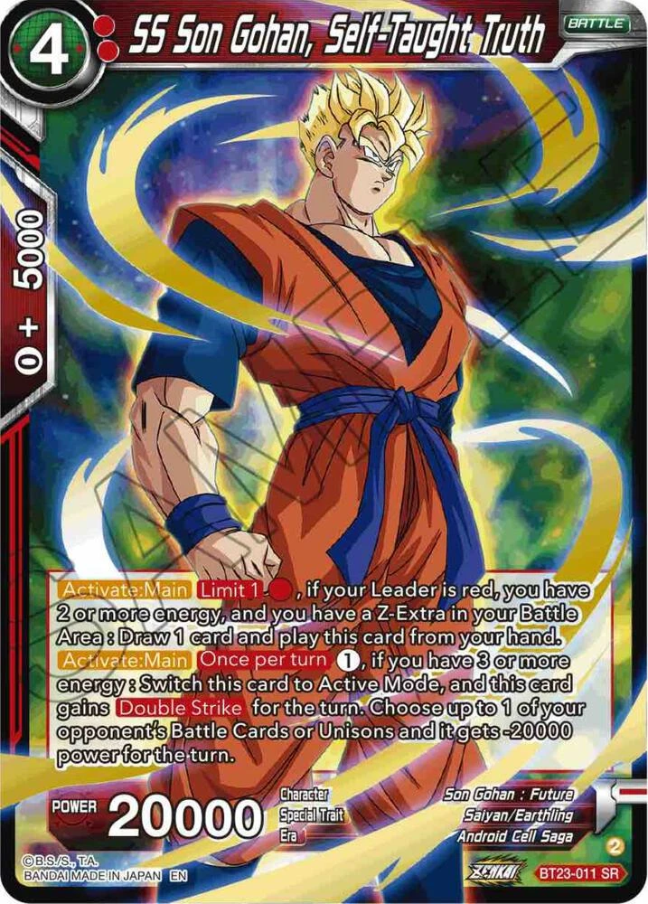 SS Son Gohan, Self-Taught Truth #BT23-011