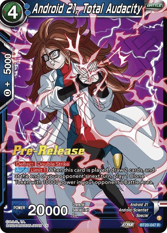 Android 21, Total Audacity [Pre-Release] #BT20-047