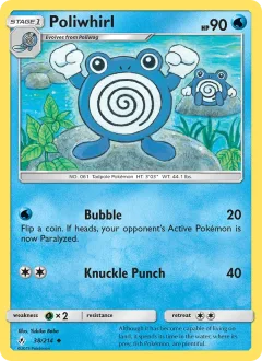 Poliwhirl Reverse Holo