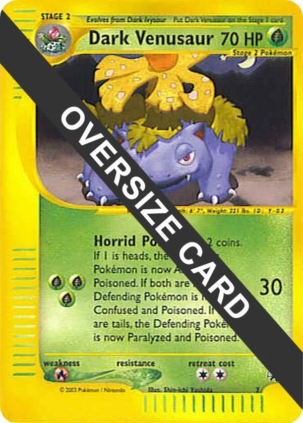 Dark Venusaur Jumbo #7