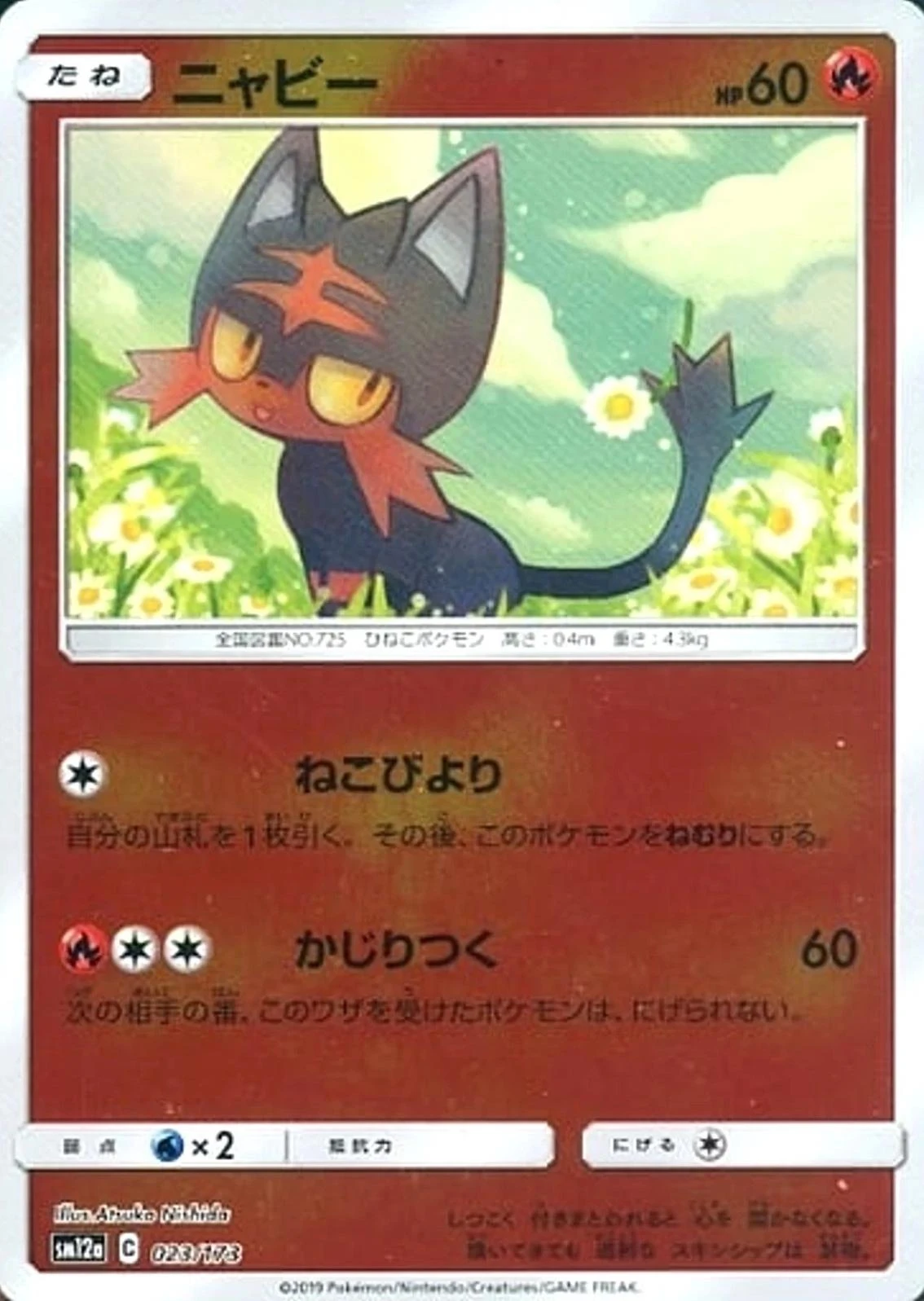 Litten Reverse Holo #23