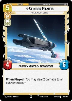 Stinger Mantis - Where Are We Going?