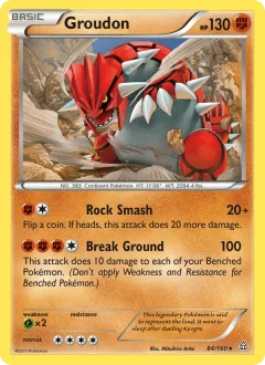 Groudon Reverse Holo