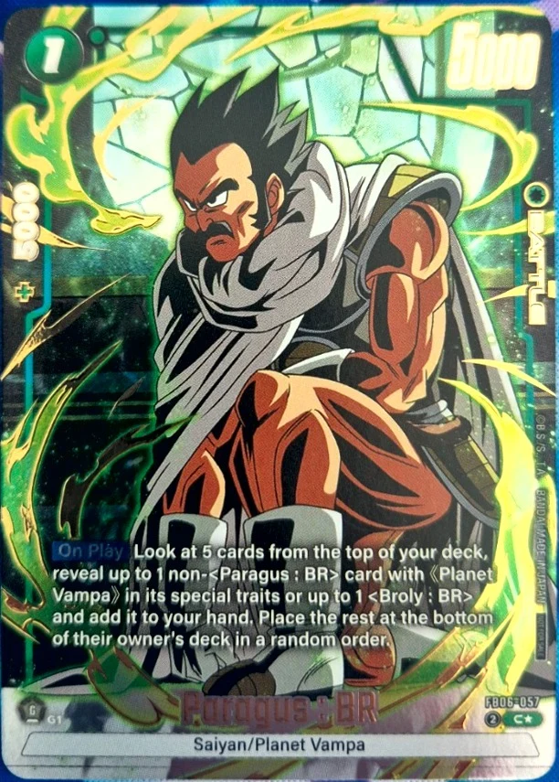 Paragus : BR [Limited Pack 02 Alternate Art] #FB06-057