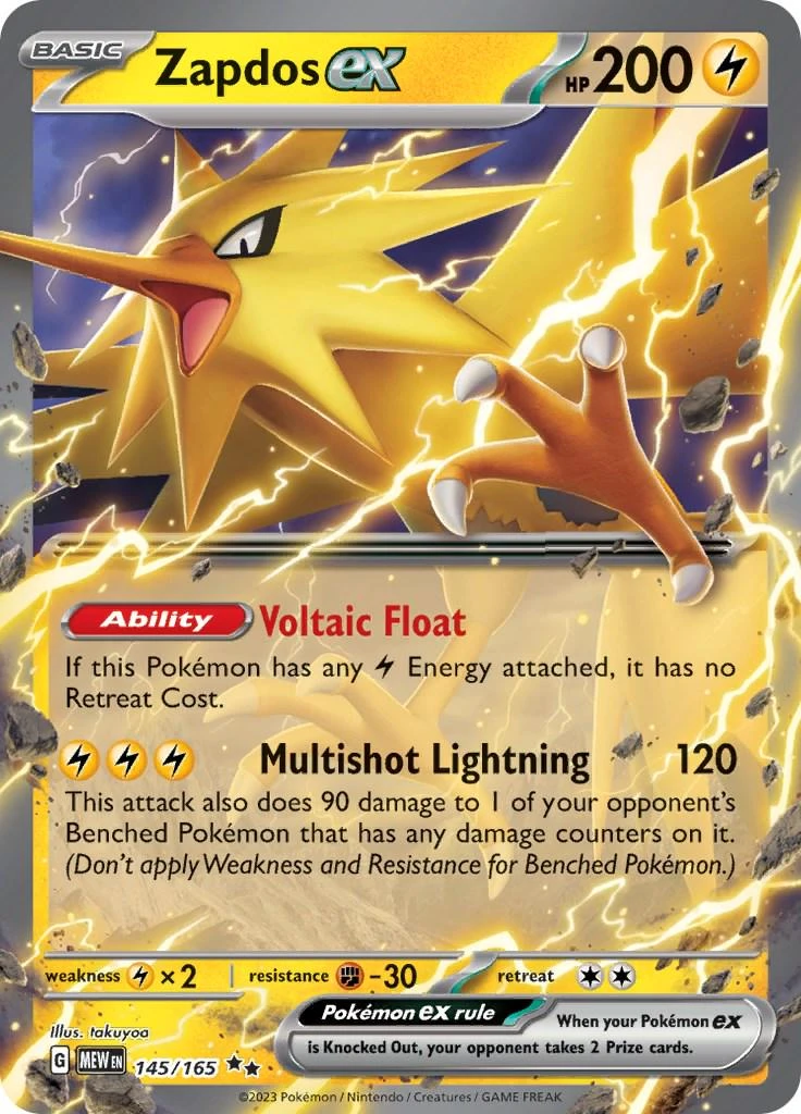 Zapdos EX #145