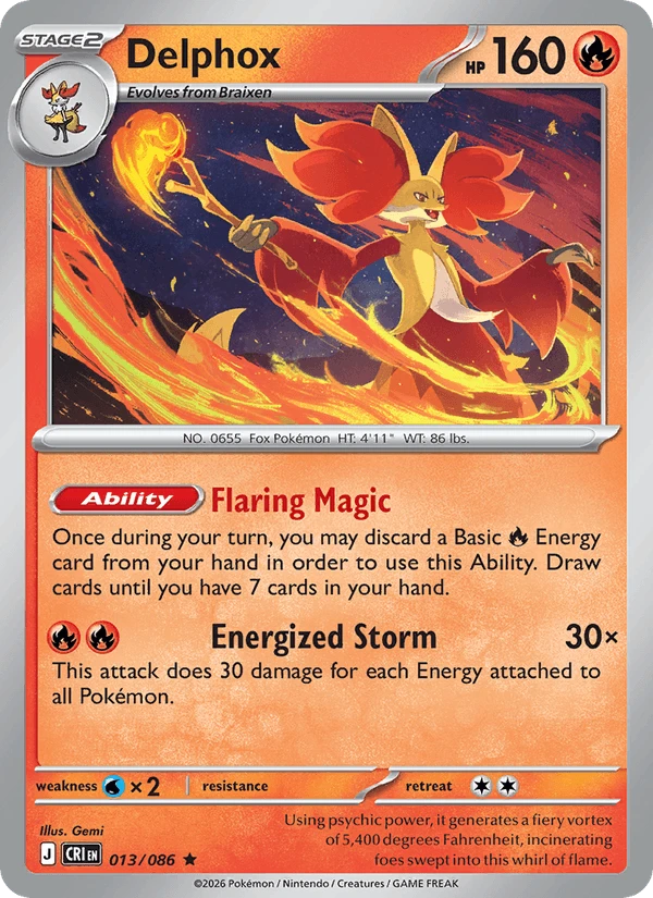 Delphox Holo #13