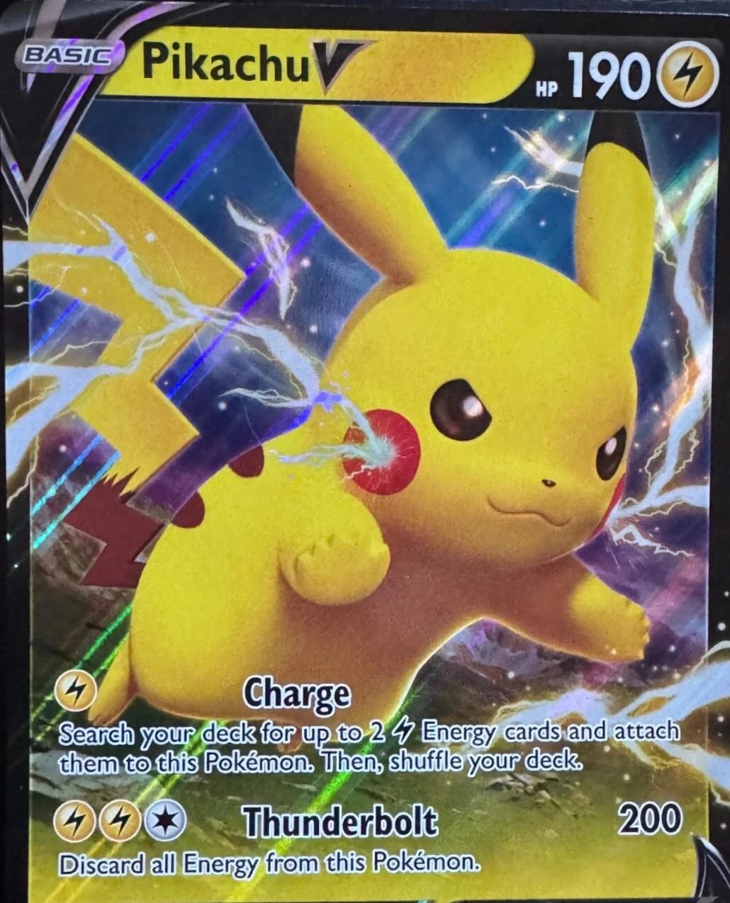 Pikachu V Jumbo #61