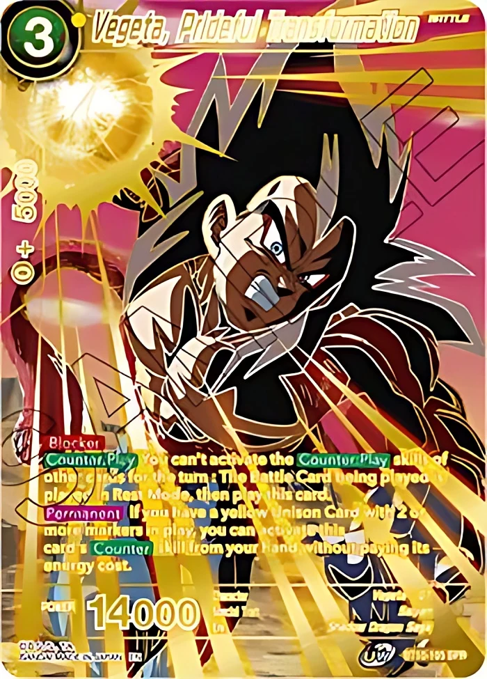 Vegeta, Prideful Transformation [SPR] #BT10-105