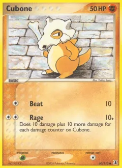 Cubone Reverse Holo