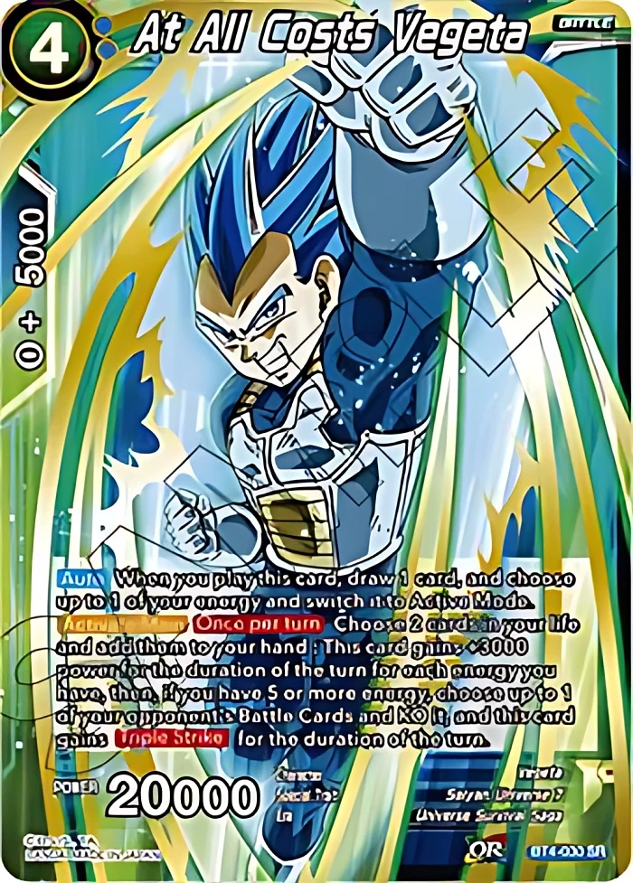 At All Costs Vegeta #BT4-030