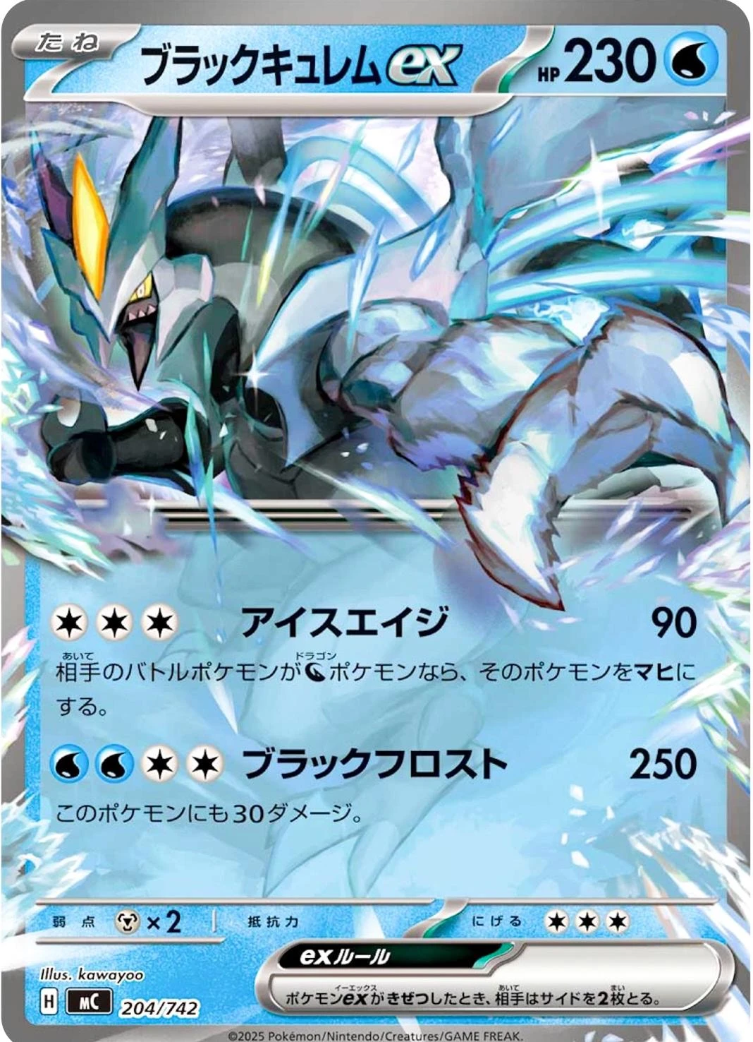 Black Kyurem ex #204