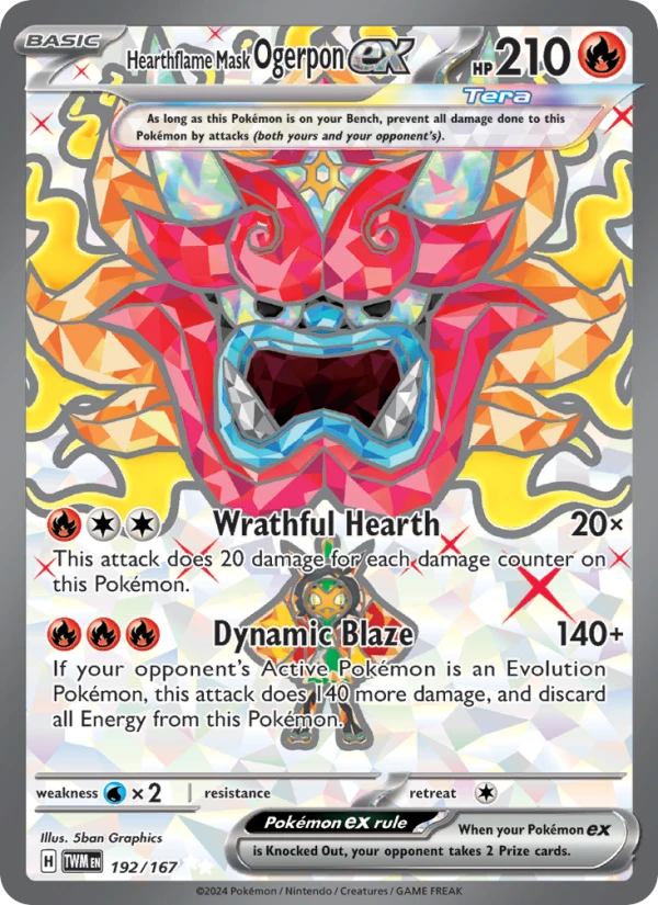 Hearthflame Mask Ogerpon Ex #192