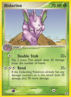 Nidorino Reverse Holo