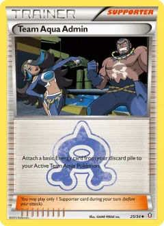 Team Aqua Admin Reverse Holo