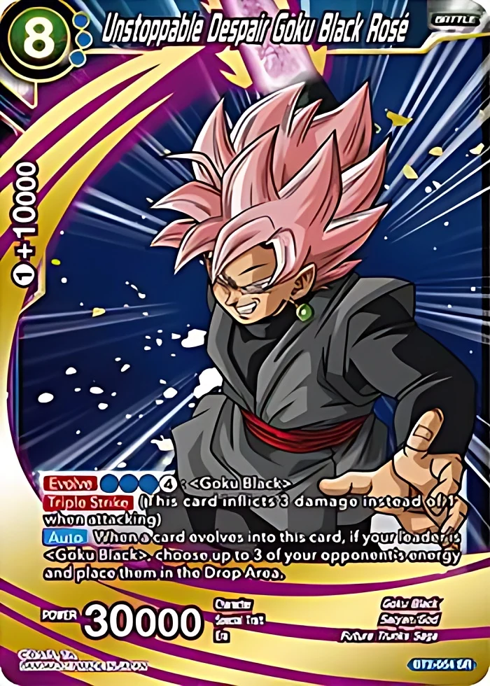 Unstoppable Despair Goku Black Rose #BT2-054