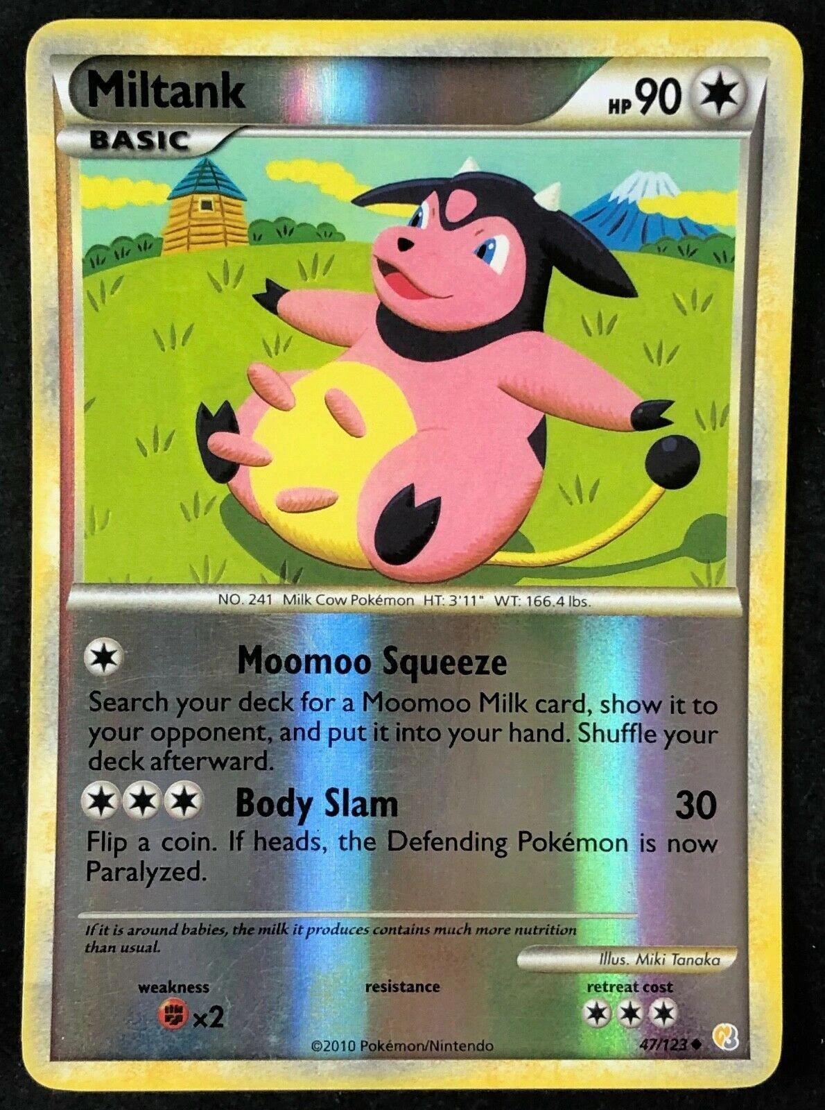 Miltank Reverse Holo #47