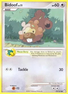 Bidoof Reverse Holo