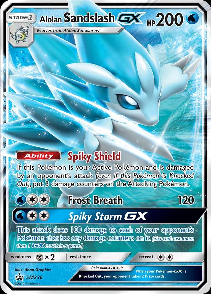 Alolan Sandslash GX Jumbo #SM236
