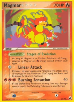 Magmar Reverse Holo