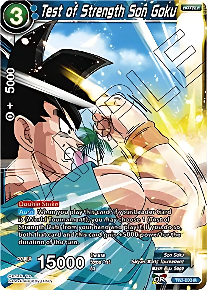 Test of Strength Son Goku [Tournament Promo] #TB2-020