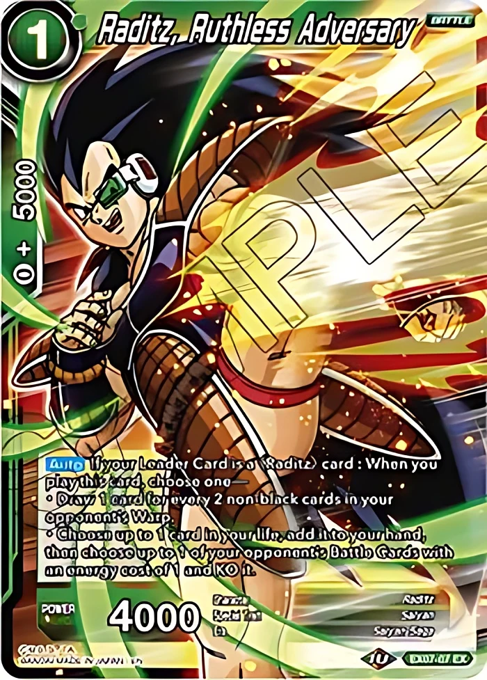 Raditz, Ruthless Adversary #EX07-07