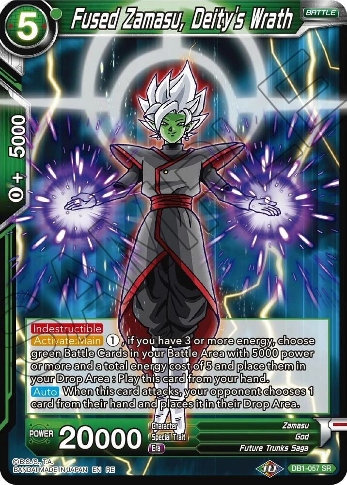 Fused Zamasu, Deity's Wrath [Mythic Booster] #DB1-057