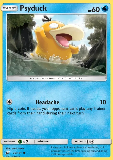 Psyduck Reverse Holo