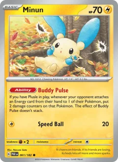 Minun Reverse Holo